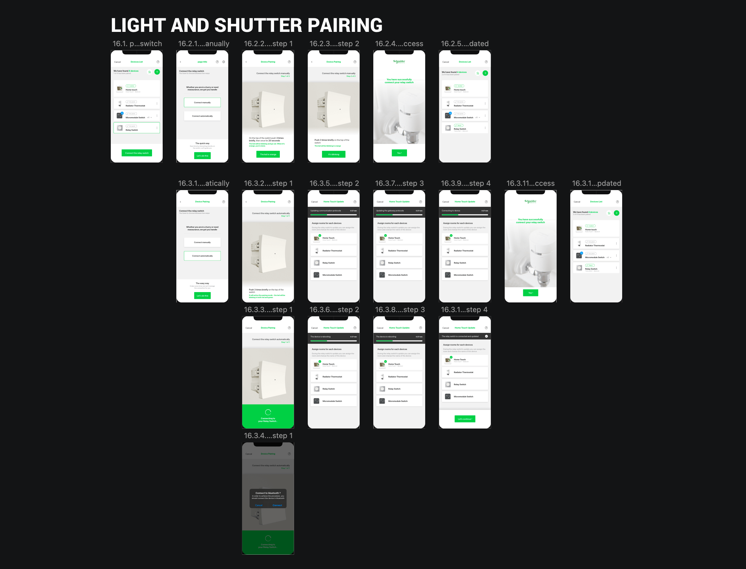 Light & shutter pairing